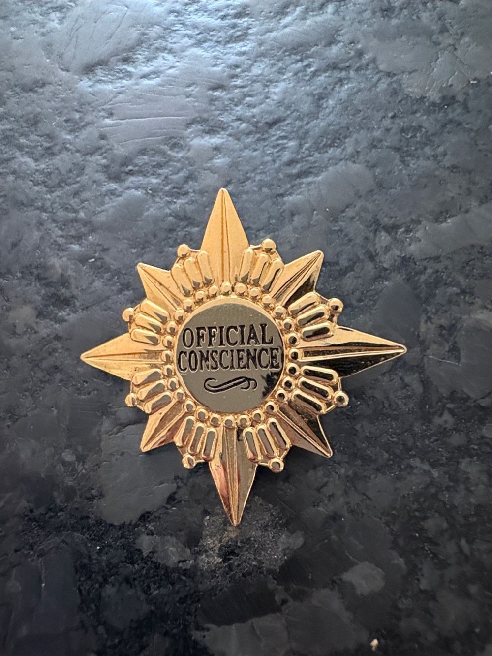 Disney 'Official Conscience' Trading Collectors Pin